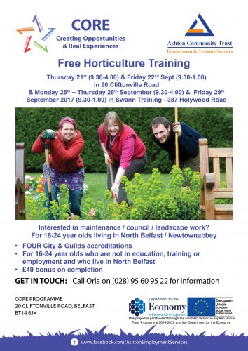 A4 Horticulture Training Flier Updated