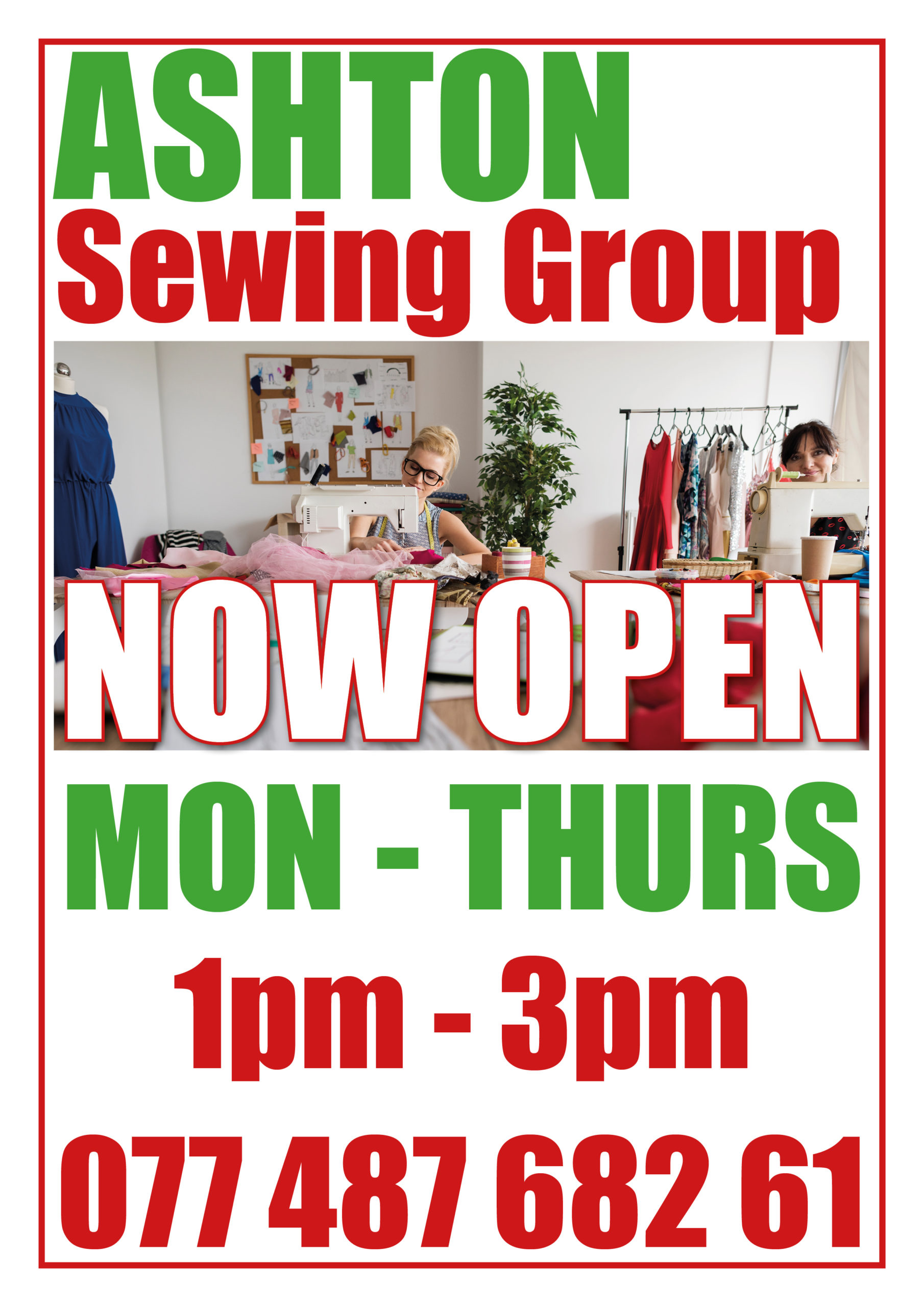 Ashton Sewing Group Flyer scaled