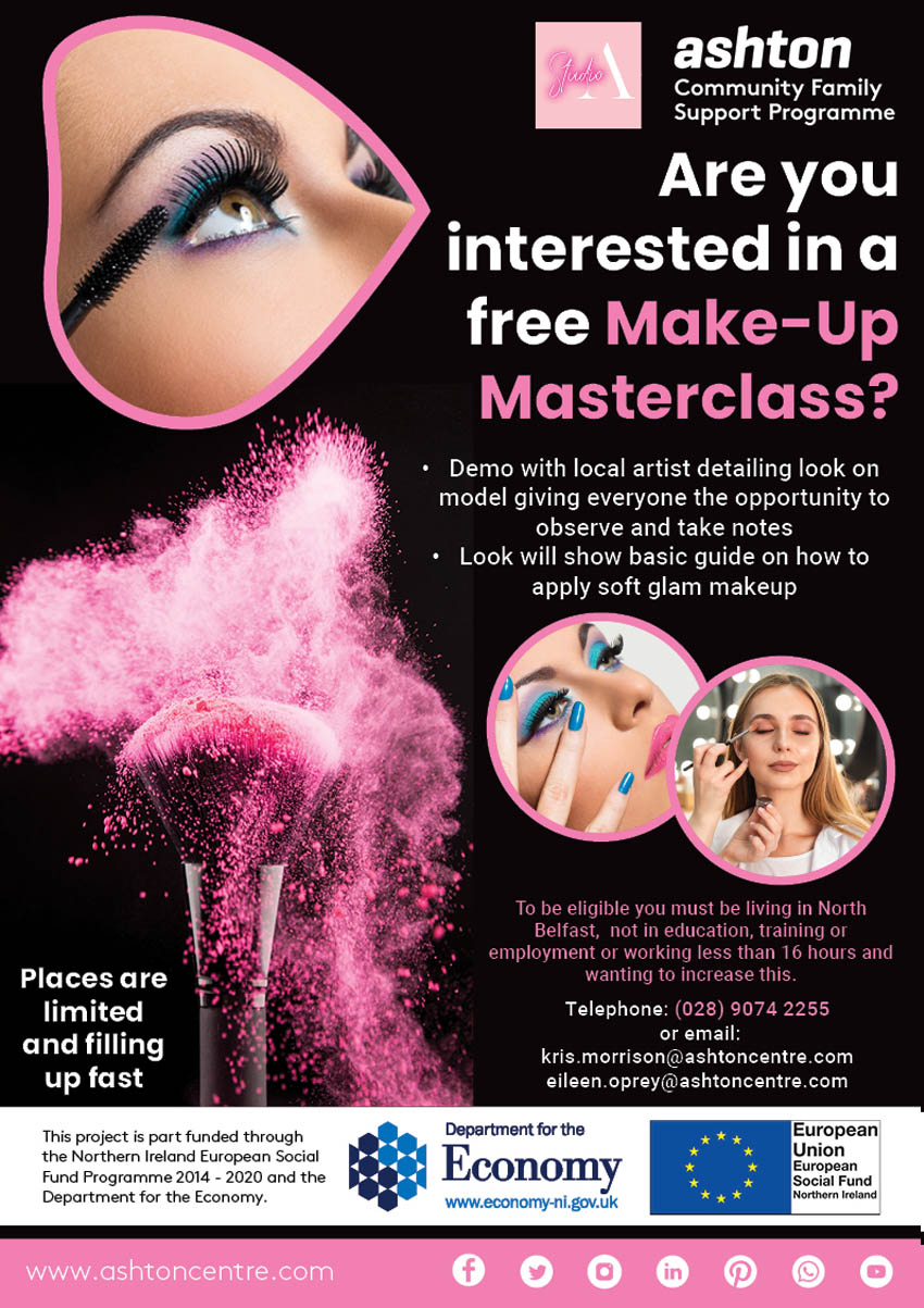 Community Family Support Programme FREE Makeup Masterclass